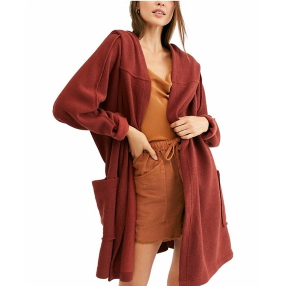 Free People Sweaters - Free People Willow Hooded Cardigan.